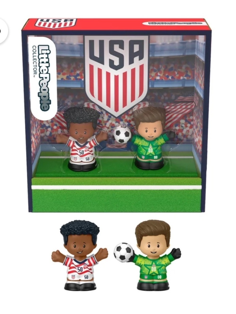 NIB Little People Collector USA Soccer Special Edition Figure Set FIFA World Cup